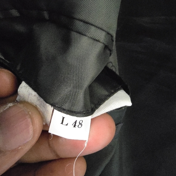 Jones New York Sports Coat 48L Gray Wool 6Button Small Hole In Back Career - Picture 12 of 15